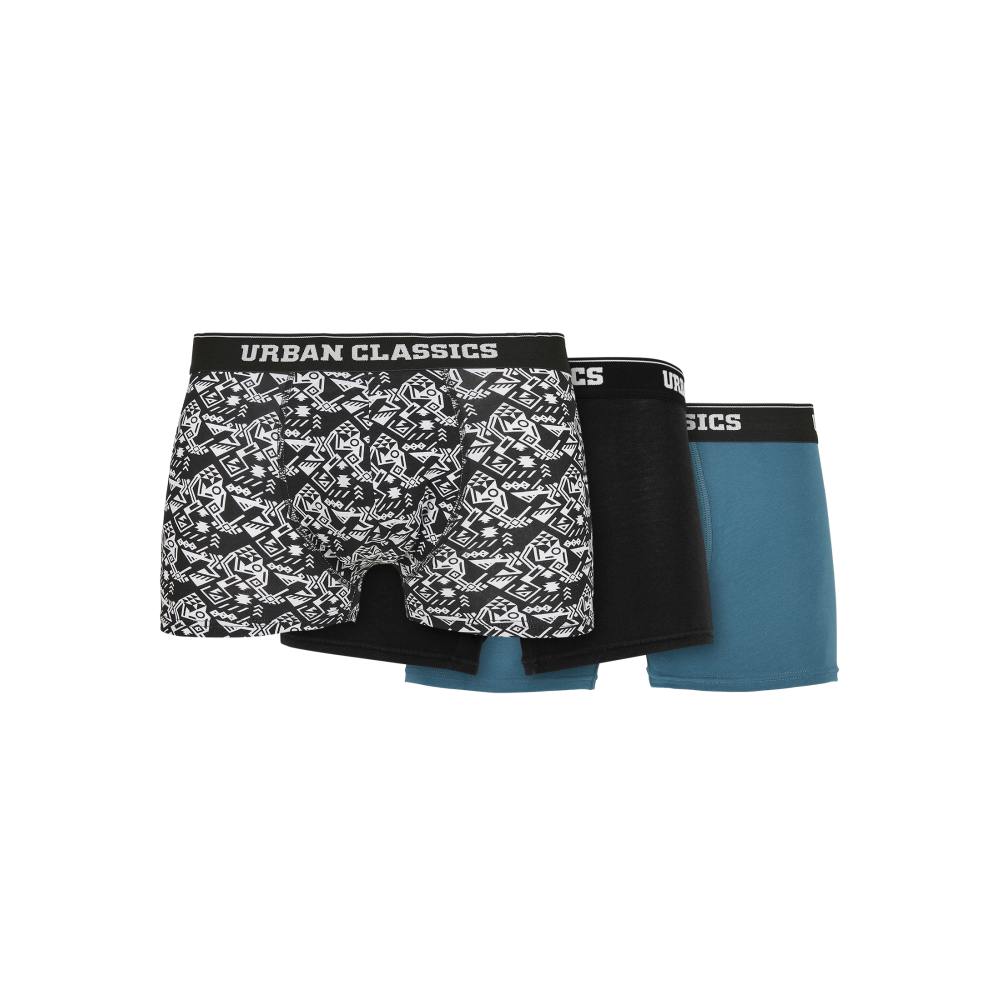 Urban Classics - Organic 3-Pack Boxershorts - Black